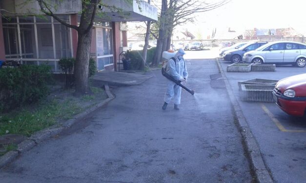 Radnici „Čistoće“ dezinfikovali ustanove i uredili zelene površine