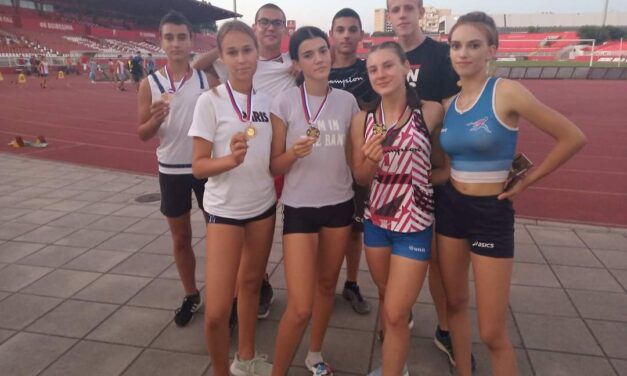 Pet medalja na prvenstvu Vojvodine za Atletski klub As 023