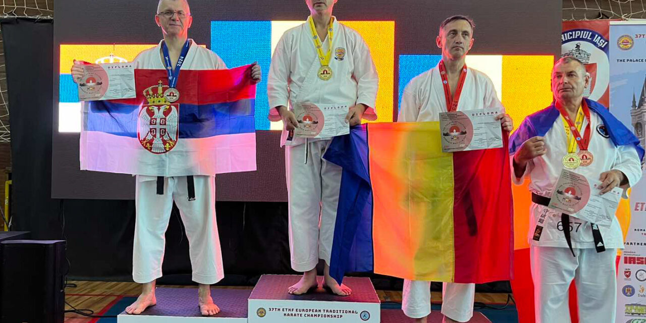 Dva srebra i bronza za Gorana Samolovca na Evropskom tradicionalnom karate šampionatu