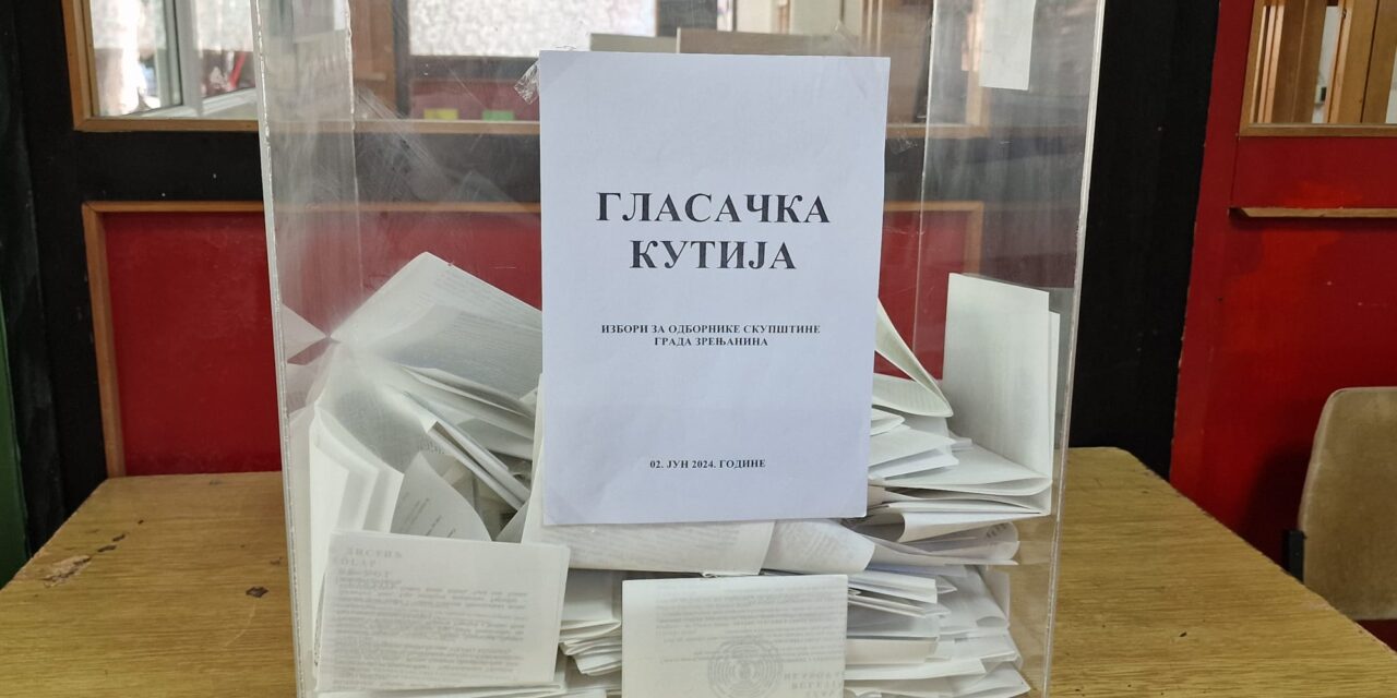 LOKALNI IZBORI 2024 – Izlaznost građana na biračkim mestima po satima u Zrenjaninu