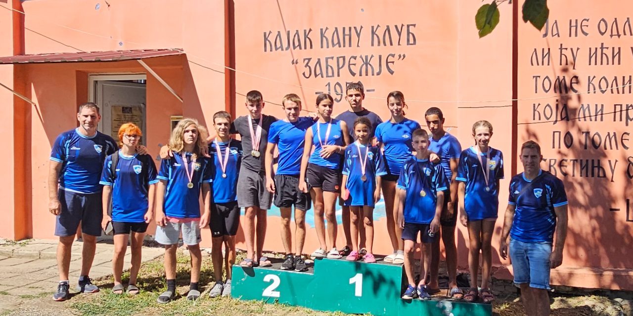 Deset medalja za kajakaše Begeja u Zabrežju