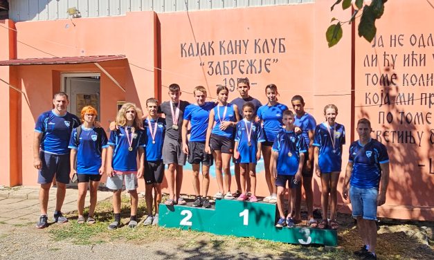 Deset medalja za kajakaše Begeja u Zabrežju