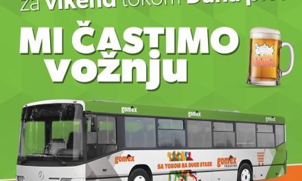 Besplatan prevoz Gomex autobusima tokom Dana piva