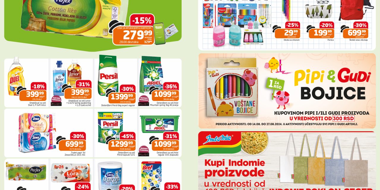 Pogledajte Gomexov katalog i odaberite omiljene proizvode koji su na akciji