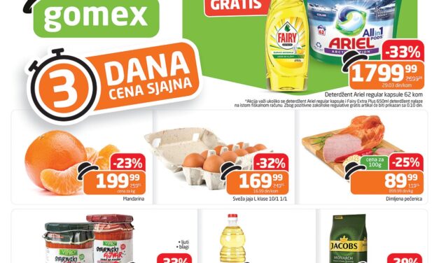 Počele nove akcije u Gomexovim marketima