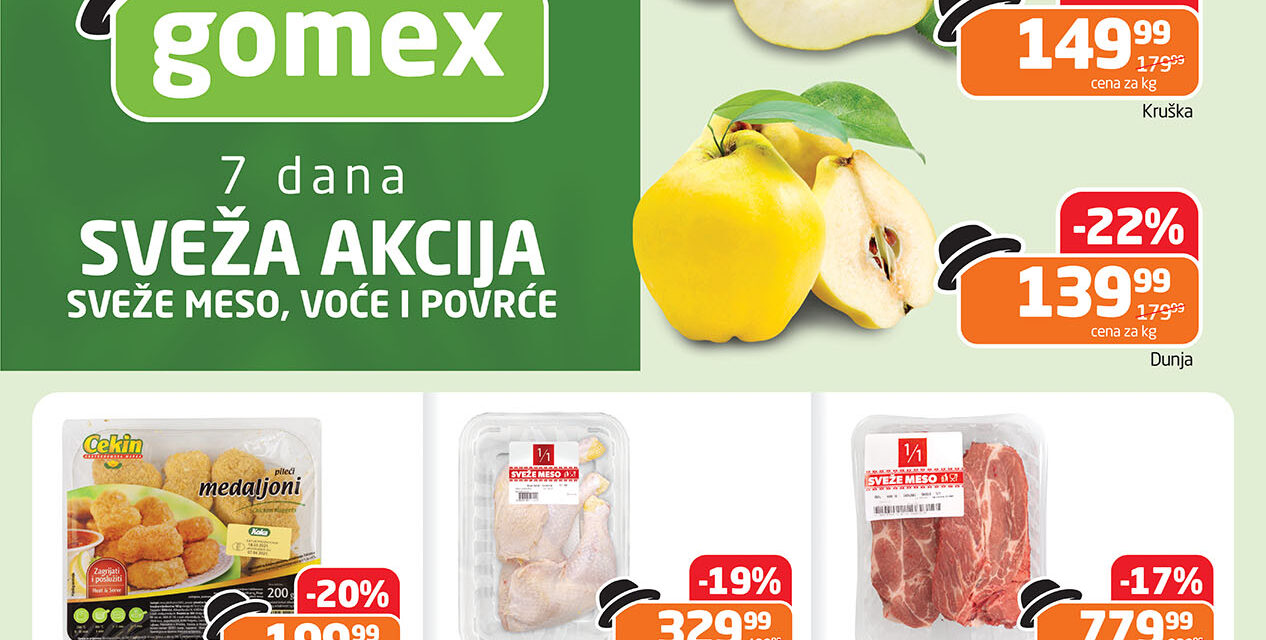 Sveža akcija od 30. oktobra do 5. novembra