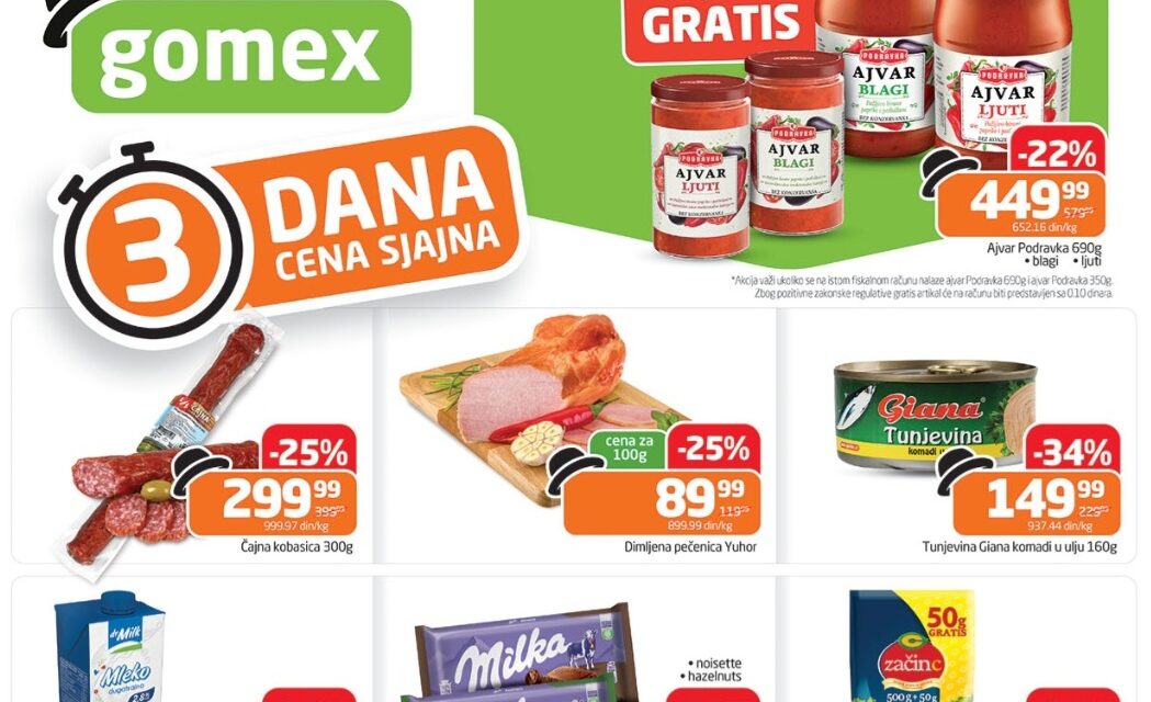 Nova akcija u Gomexovim marketima