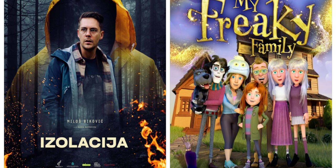 Dečji animirani film „Moja friki porodica“ i domaći triler „Izolacija“ sutra u bioskupu Kulturnog centra