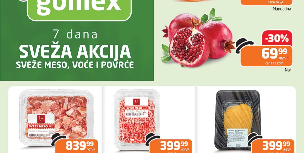 Sveža akcija od 6. do 12. novembra