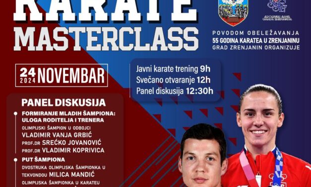 Karate mastersklass sport u Kristalnoj dvorani