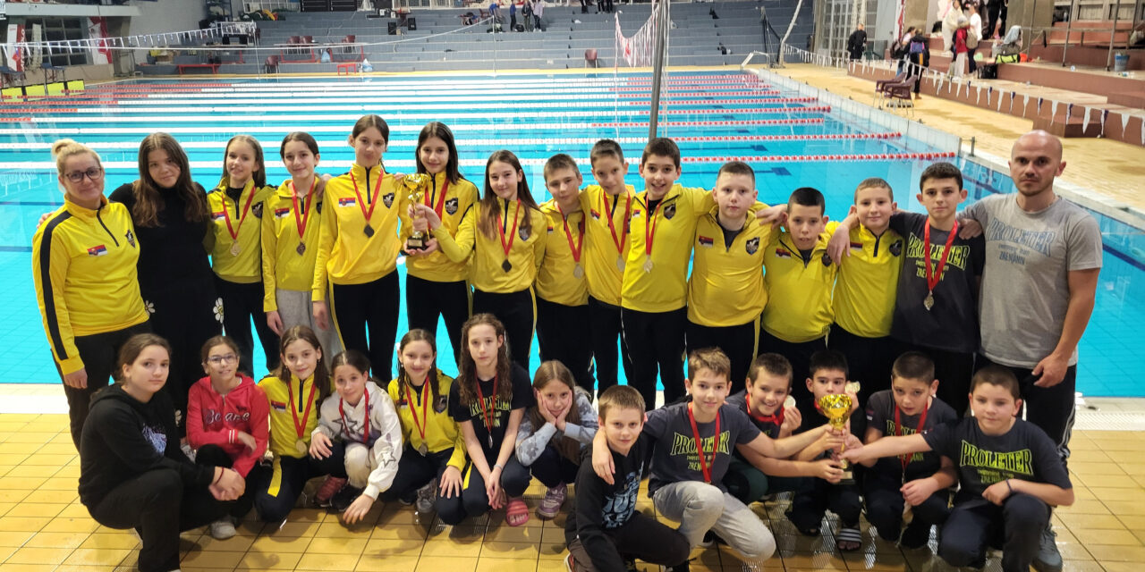 Kadeti šampioni – 64 medalje za plivače Proletera