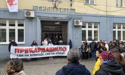 Održan skup podrške učenicima i profesorima Zrenjaninske gimnazije i OŠ Vuk Karadžić