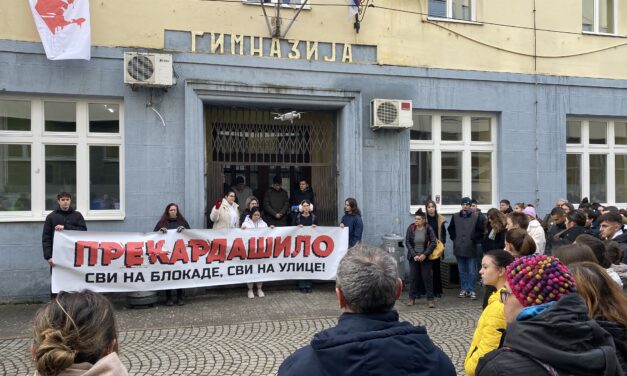 Održan skup podrške učenicima i profesorima Zrenjaninske gimnazije i OŠ Vuk Karadžić