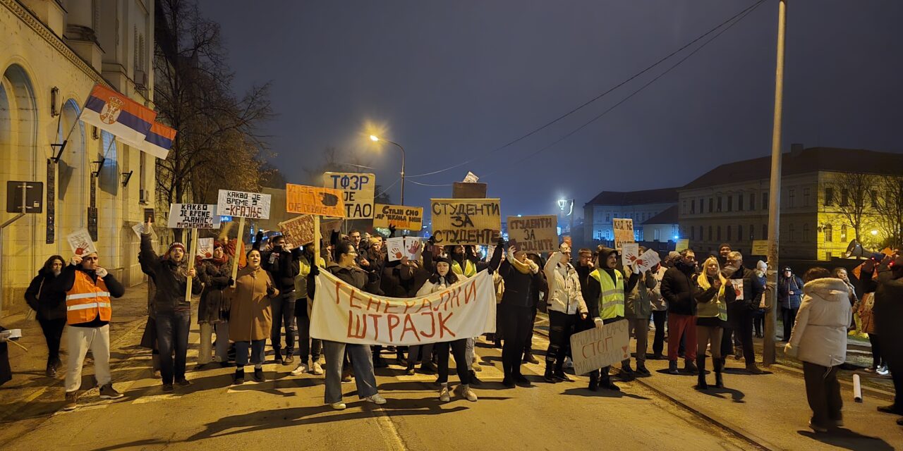 Protest ispred suda u Zrenjaninu u znak podrške pregaženoj studentkinji