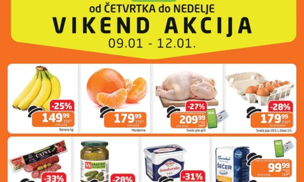 Gomex vikend akcija od 09. do 12. januara