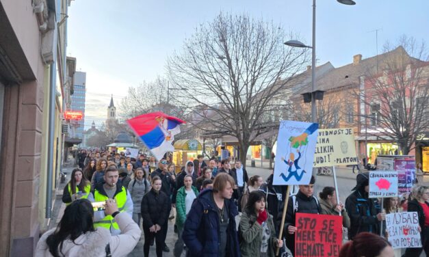 Održan još jedan protest u Zrenjaninu kao podrška doktoricama koje su oborene u Beogradi