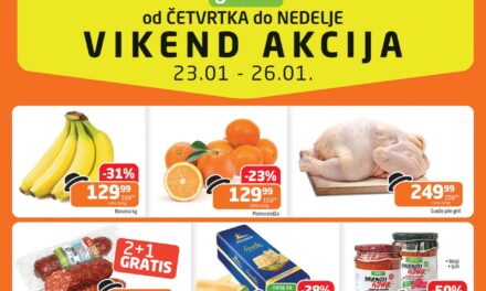 Gomex vikend akcija od 23. do  26. januara