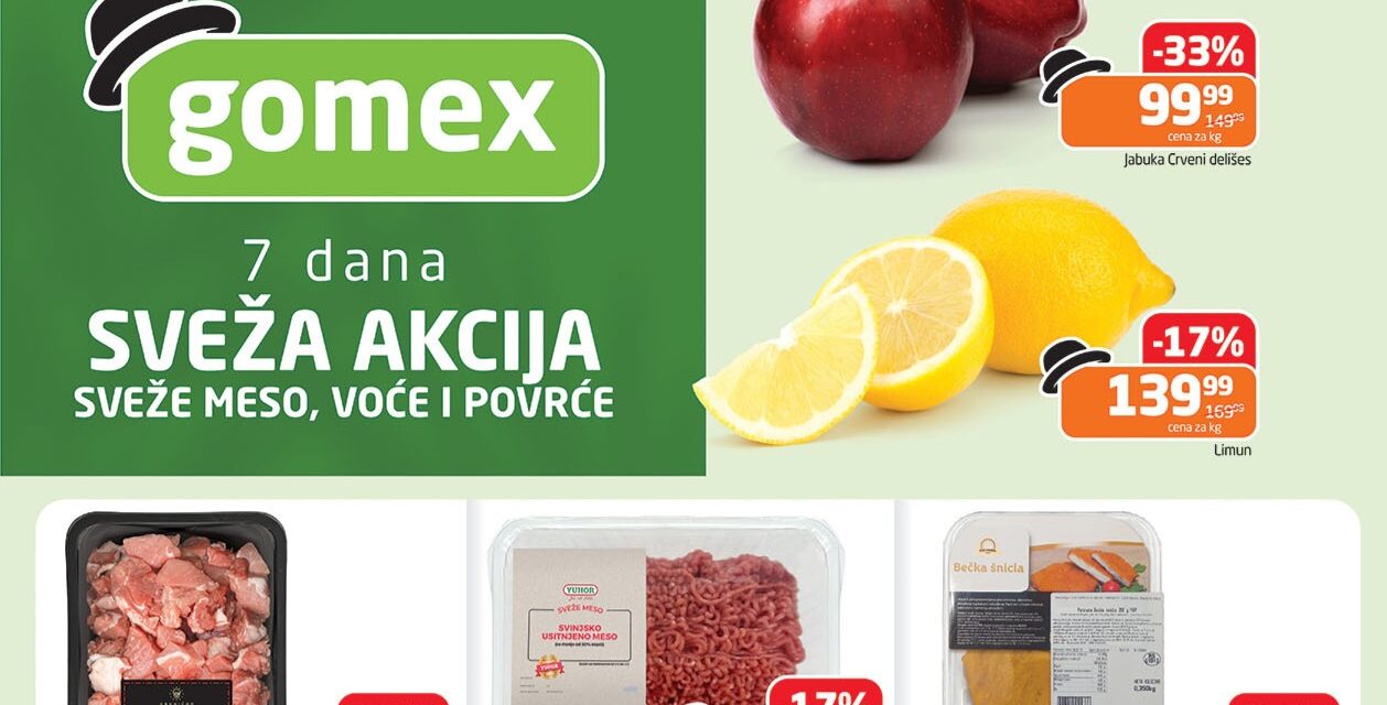 Gomex SVEŽA AKCIJA od 12. do 18.02. 