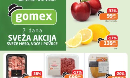 Gomex SVEŽA AKCIJA od 12. do 18.02. 