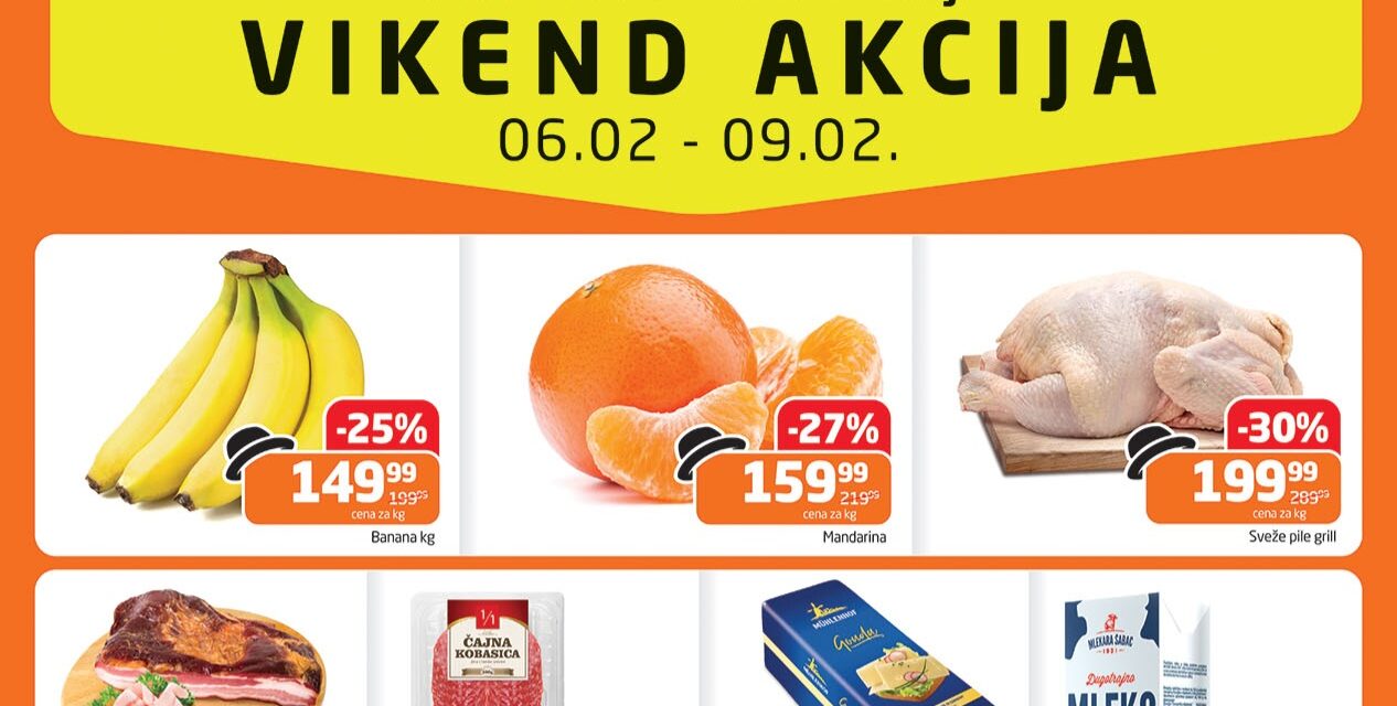 Gomex vikend akcija od 06. do 09. februara